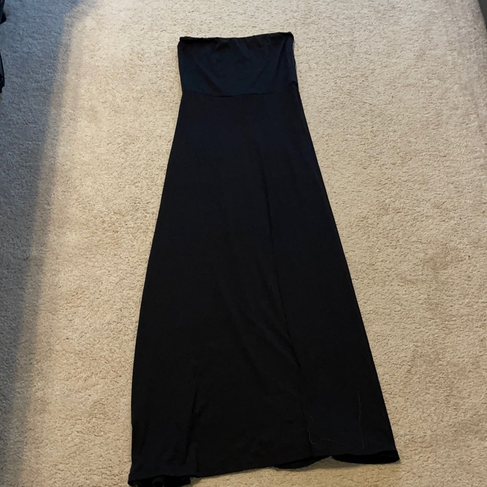Black maxi dress